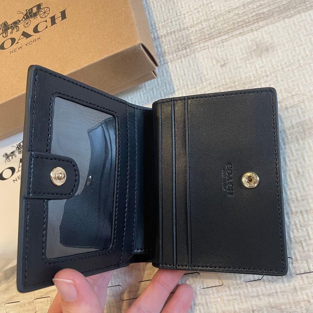 【りんご】COACH　コーチ　折り財布　スナップウォレット　正規品