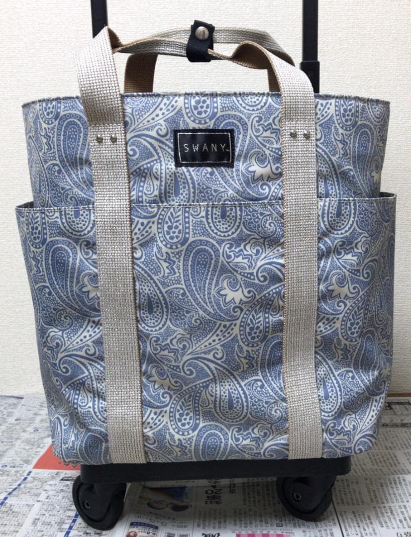 スワニー キャリーカート 4輪 ストッパー ユベーロ ショッピングカート