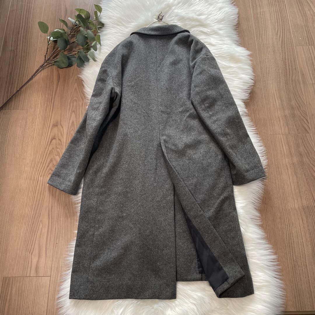 HELIOPOLE エリオポール　ウールカシミヤチェスターコート　グレー