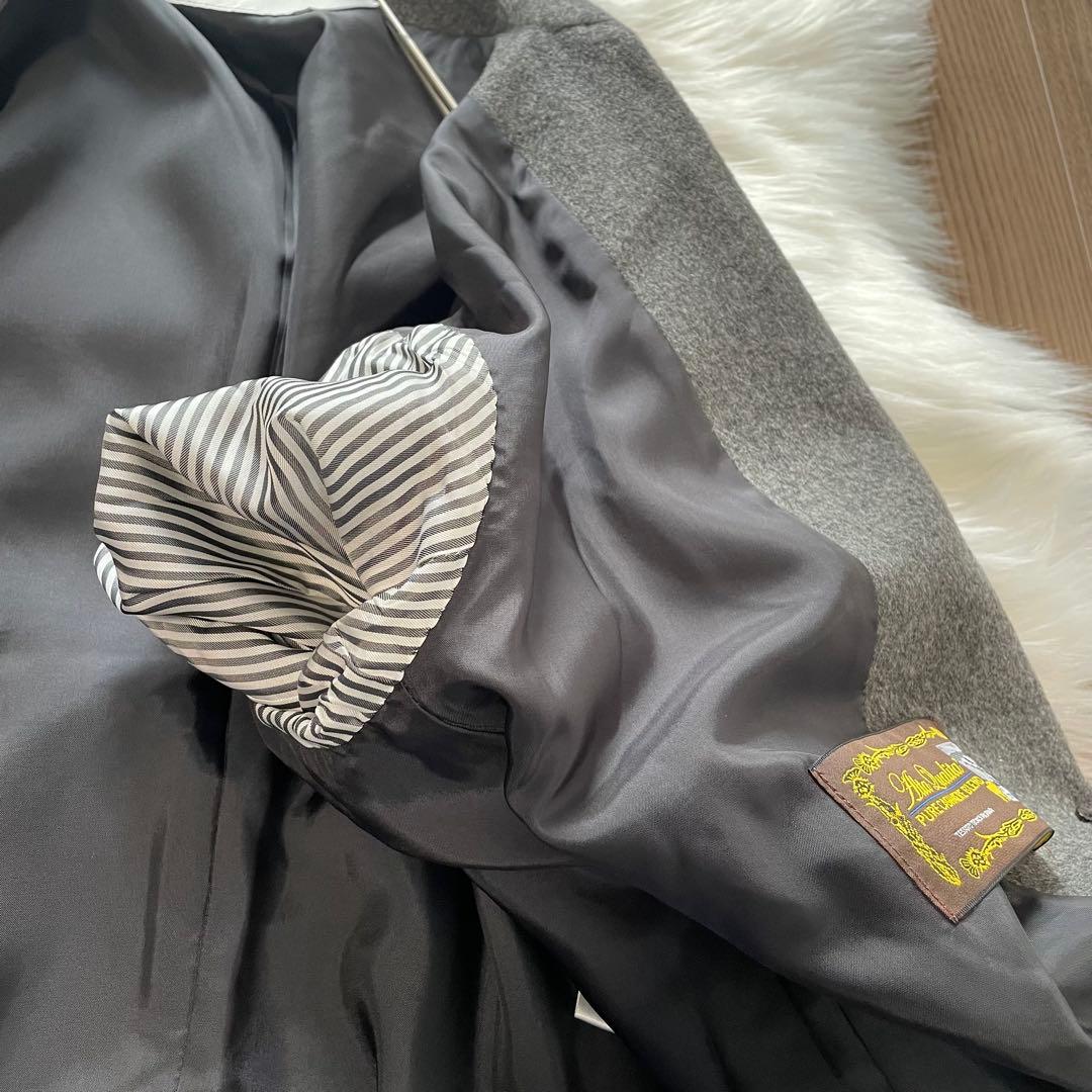 HELIOPOLE エリオポール　ウールカシミヤチェスターコート　グレー