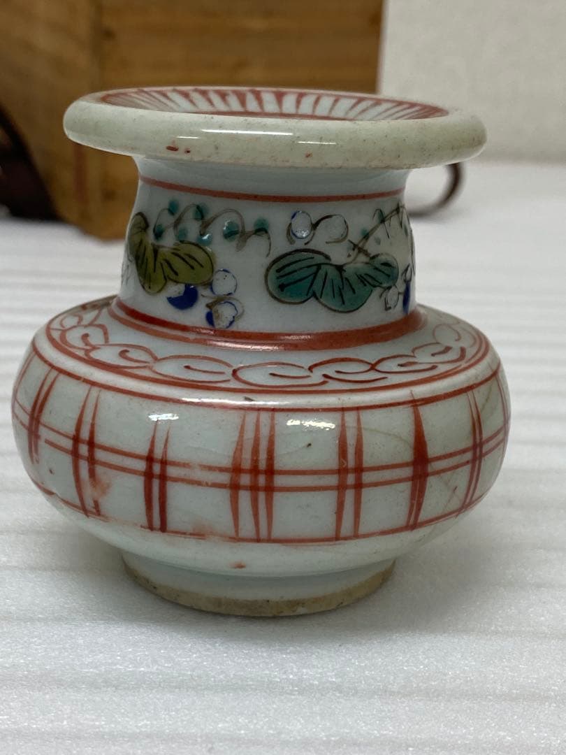 3-3037 平佐赤絵　盃台