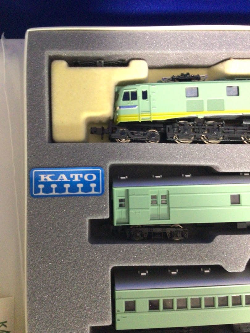 確認用 KATO 関水金属 Nゲージ 電気機関車と客車セット デッドストック