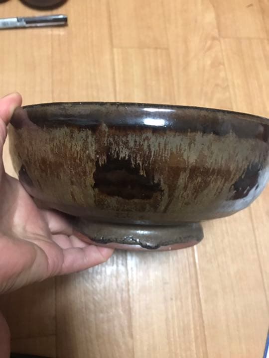 菓子器　古鉢菓子器茶道具和食器大丼陶器のボール煮物鉢