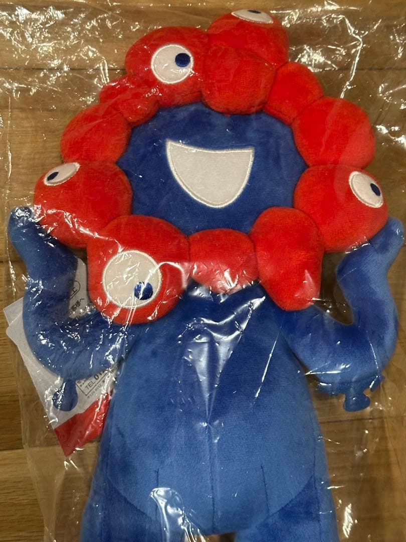 【高さ36cm】　ミャクミャク　M 立ち　ポーズ　万博　ぬいぐるみ