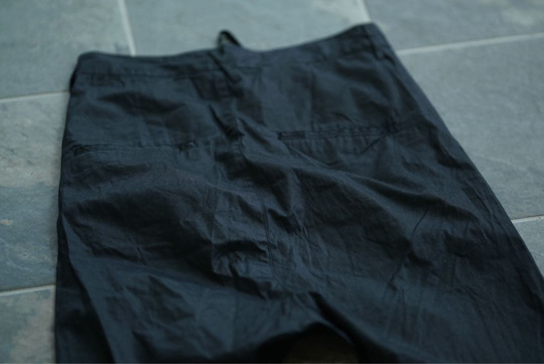 LGB ルグランブルー ジップデザイン パンツ サルエル ブラック