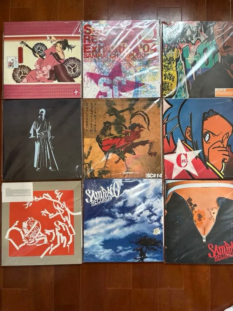 サムライチャンプルー 架空レコード ジャケット40枚コンプリート