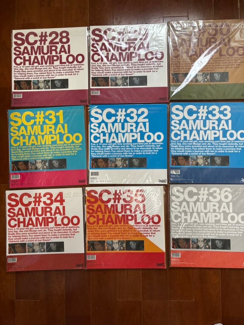サムライチャンプルー 架空レコード ジャケット40枚コンプリート