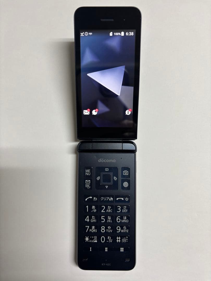 【美品】docomo DIGNO KY-42C ブラック