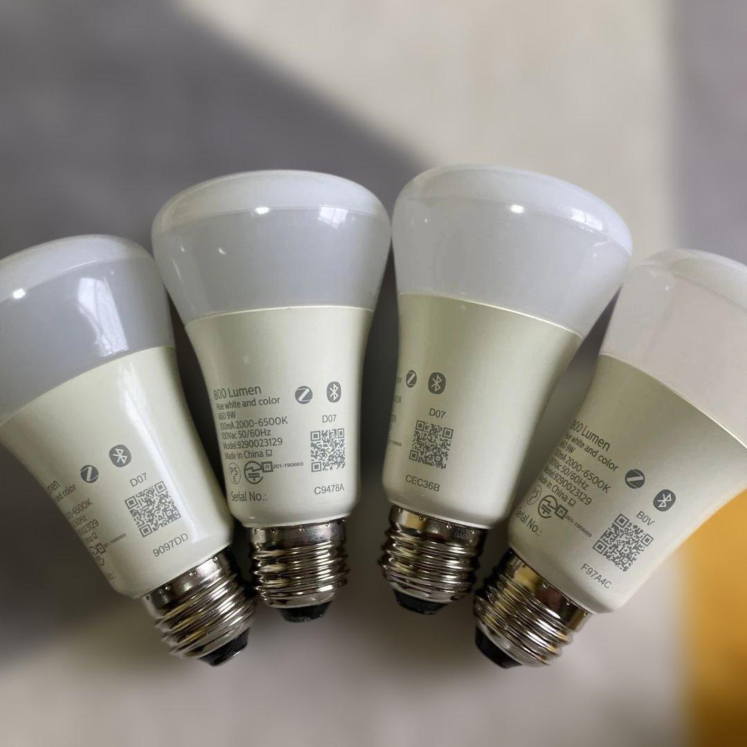 値引　PHILIPS Hue LED電球 フルカラー4個 他 まとめ売り