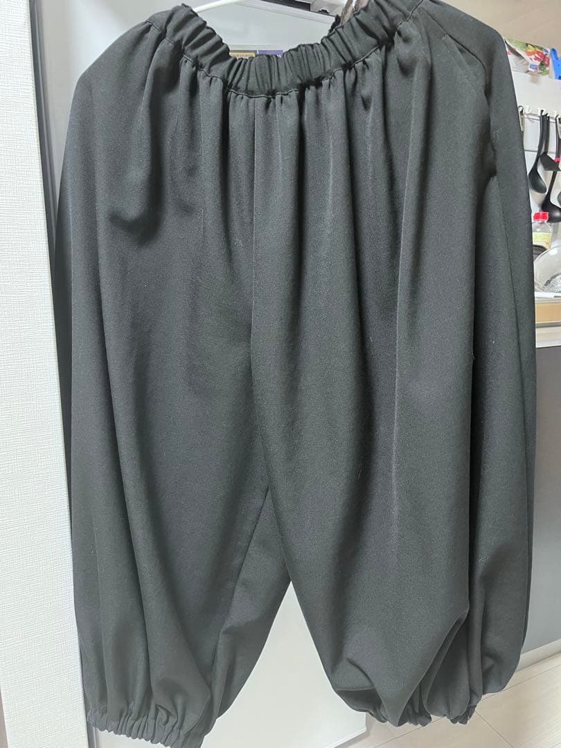 コムデギャルソン バルーンパンツ XS AD2024 ブラック RN-P009