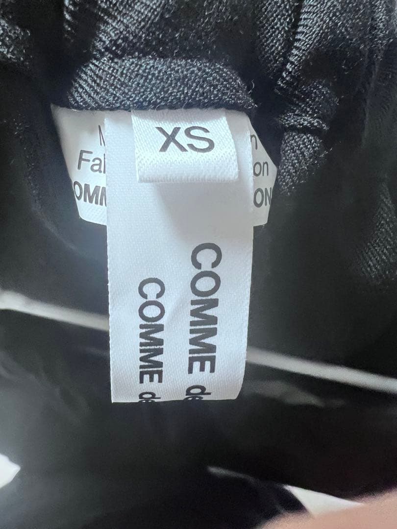 コムデギャルソン バルーンパンツ XS AD2024 ブラック RN-P009