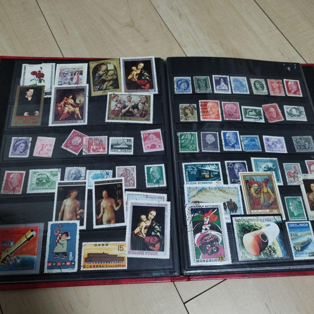 【当時物】使用済　海外切手　プレミア　レトロ　アンティーク