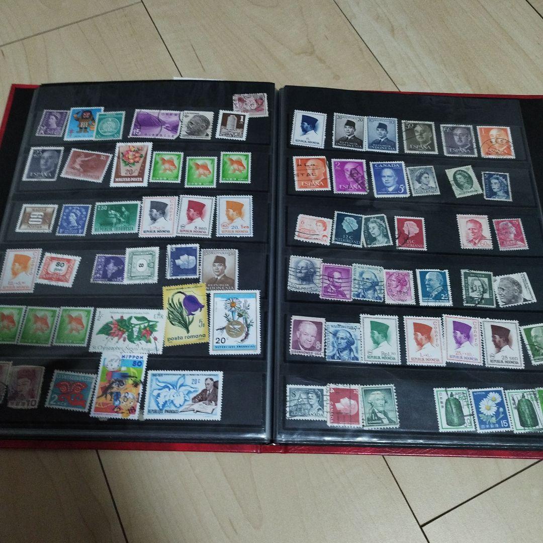 【当時物】使用済　海外切手　プレミア　レトロ　アンティーク