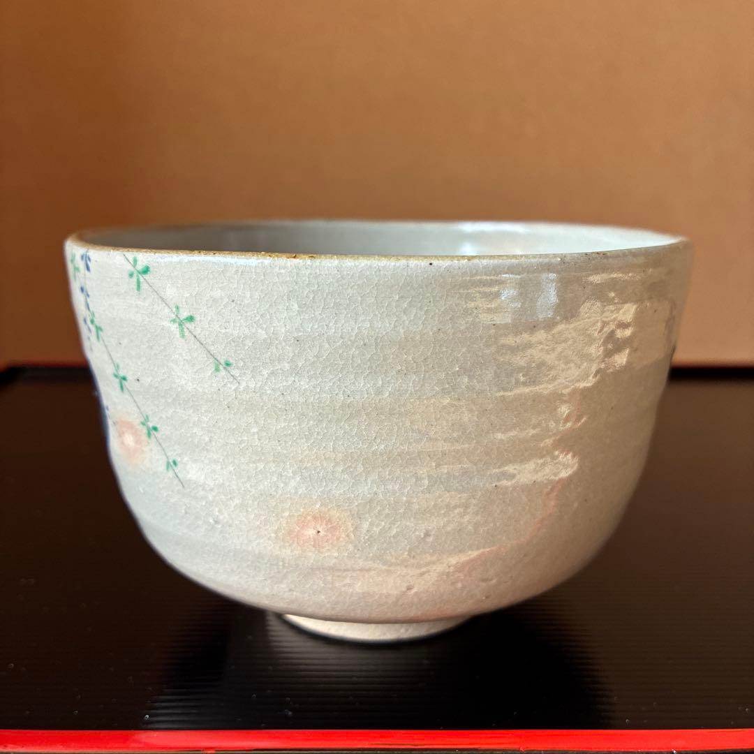 茶道　茶盌　杣山焼　乾山立雛