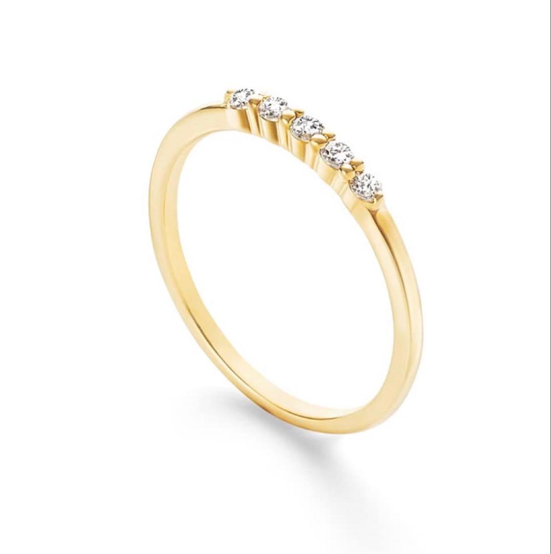 TAKAPON AHKAH K18 エメピンキー ダイヤ リング５号