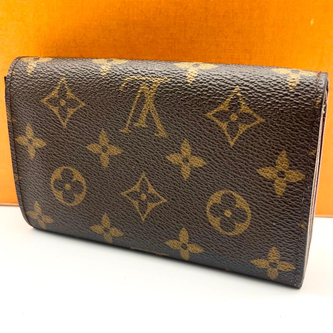 ❣️新型❣️ルイヴィトン モノグラム トレゾール 2つ折り財布 正規品 本物 レザー