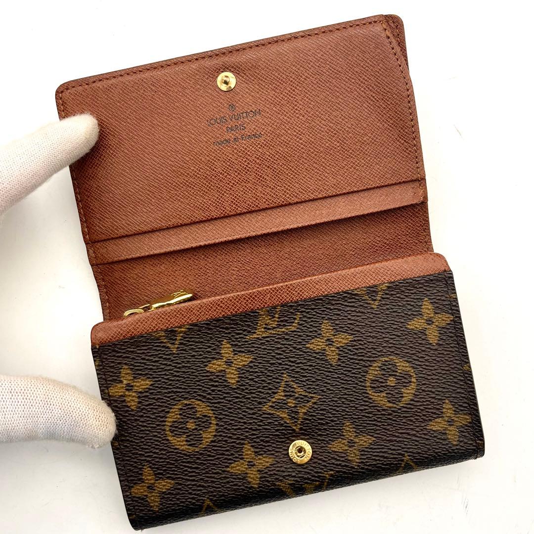 ❣️新型❣️ルイヴィトン モノグラム トレゾール 2つ折り財布 正規品 本物 レザー