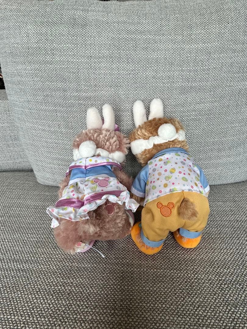 香港ディズニー⭐️イースター2021年　ダフメイぬいぐるみ2点セット
