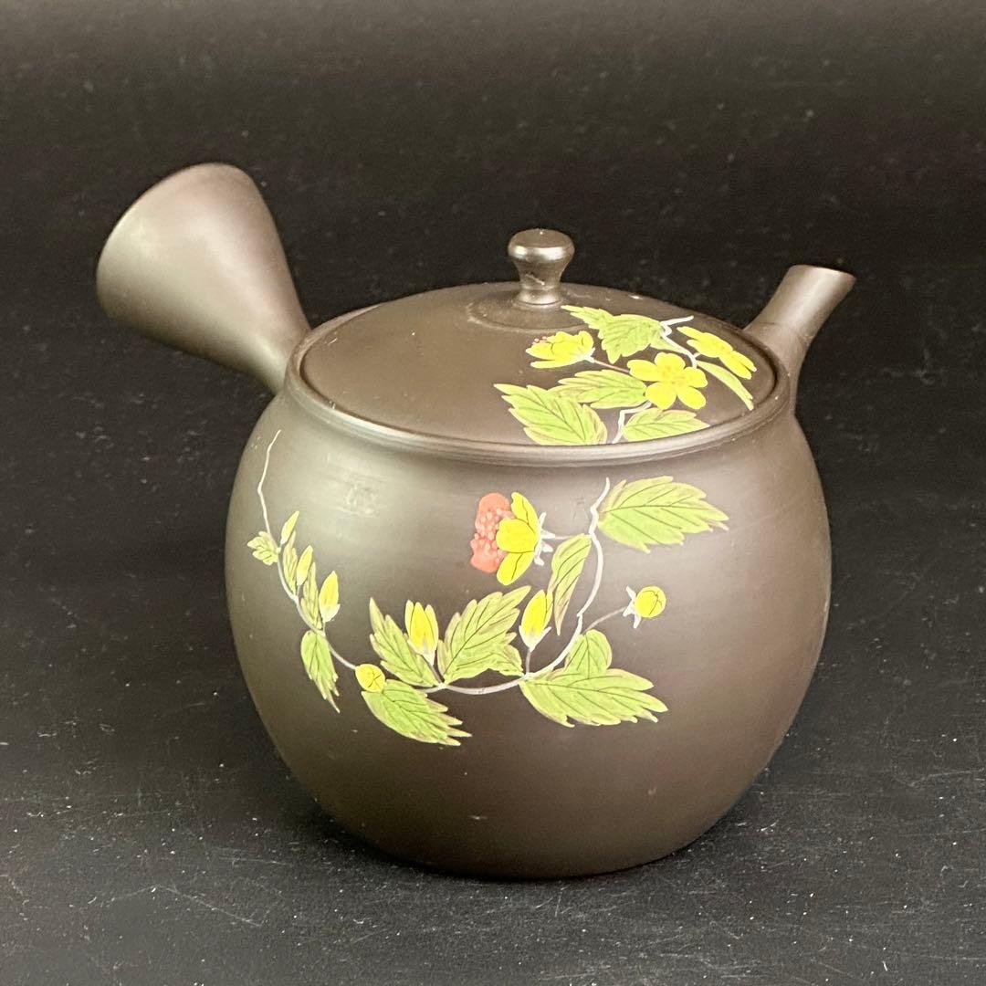 常滑焼　昭龍　黄花急須　茶器　茶道具　茶注　煎茶道具