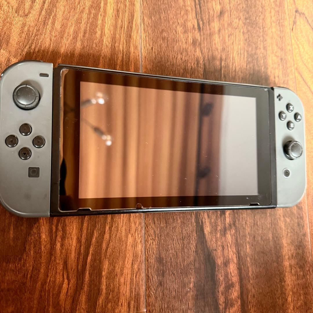 Nintendo Switch 本体 グレー 付属品完備 箱無し