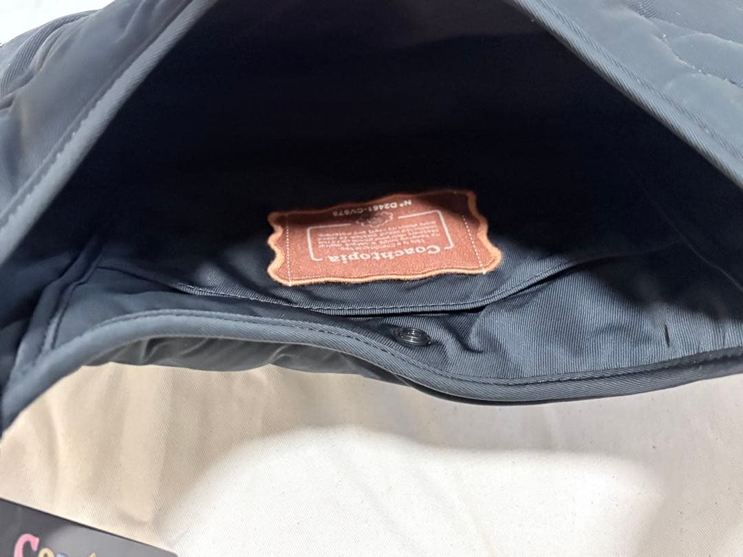 Coach コーチトピア ループ エルゴバッグ・プラッド キルティング