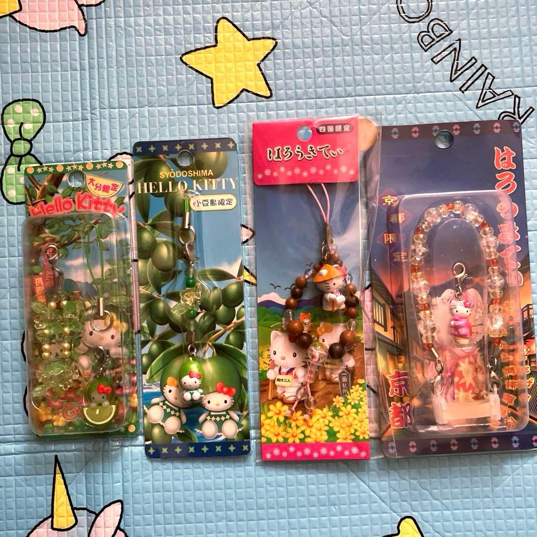 星*奨様 ご当地キティ ストラップ 根付 35点 まとめて 当時物
