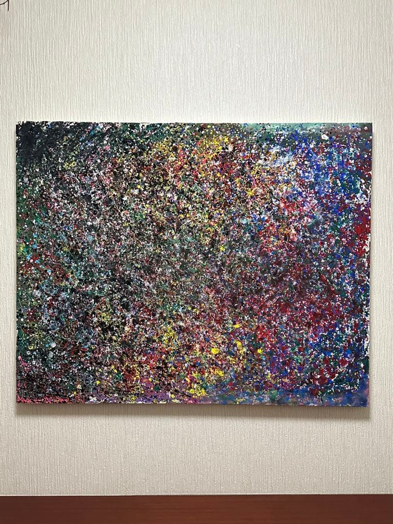 アクリル抽象画