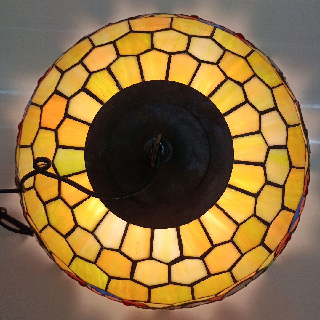 ステンドグラス ステンドグラス吊下ランプ ペンダントライト