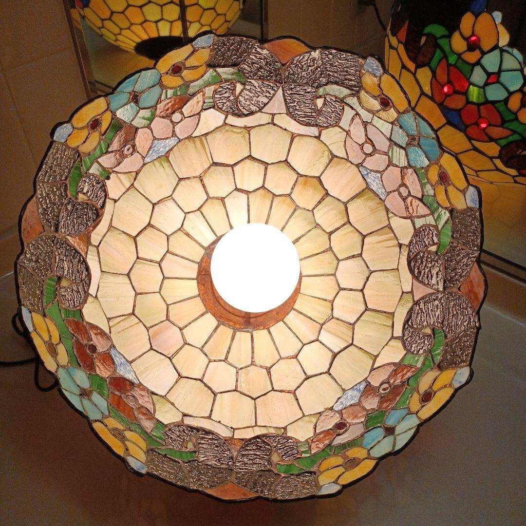 ステンドグラス ステンドグラス吊下ランプ ペンダントライト