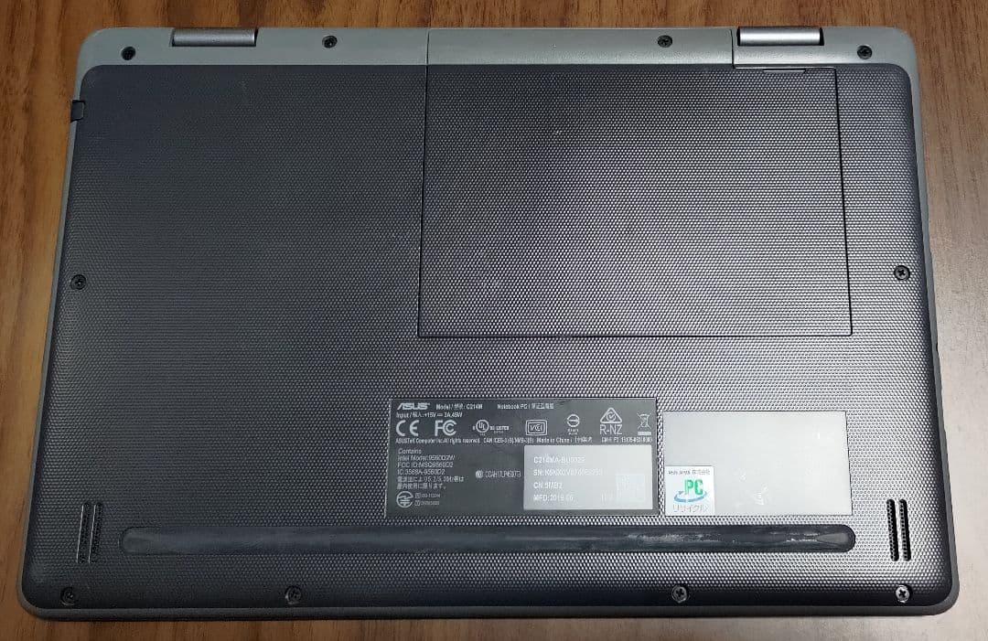 Chromebook本体 ASUS Chromebook Flip C214M