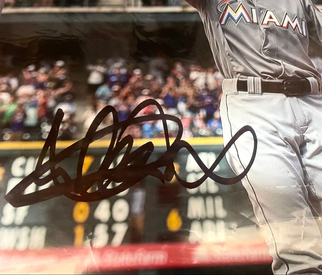 貴重！　イチロー 直筆サイン 3000本安打記念写真 ミルクリーク社証明書付