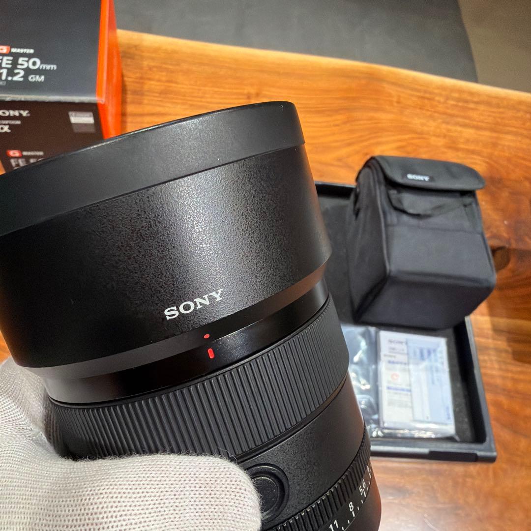 SONY FE 50mm F1.2 GM レンズ傷無し 可変偏光フィルター