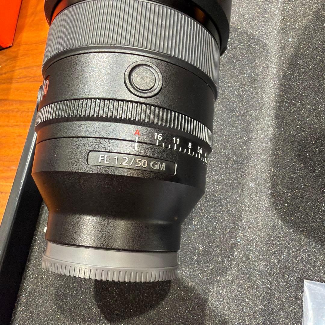 SONY FE 50mm F1.2 GM レンズ傷無し 可変偏光フィルター