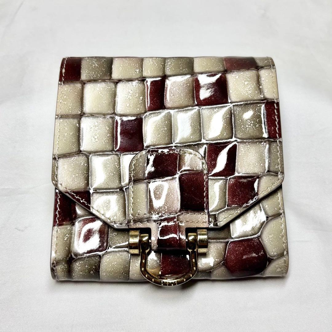 【人気】　アタオ　ロトロ　ヴィトロ　二つ折り財布　アンティークルビー　大容量