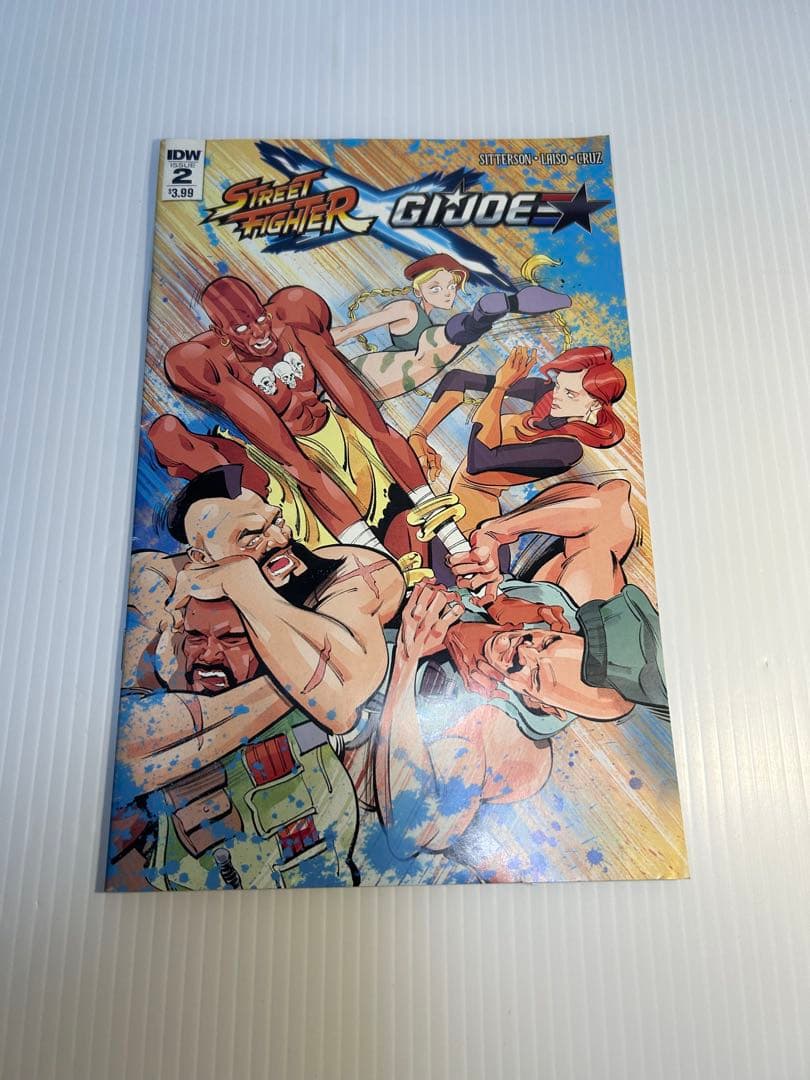 【ストリートファイター x GIジョー #2／IDWコミック・初版】 アメコミ
