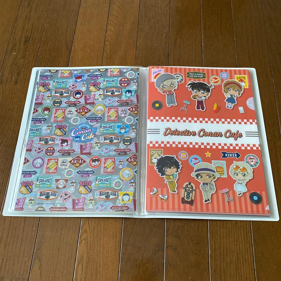 名探偵コナン コナンカフェクリアファイル19枚セット ホルダーつき