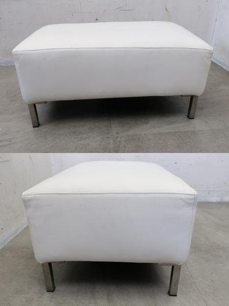 展示品■アクタス■アイラーセン■デンマーク■ストリームライン■本革■オットマン