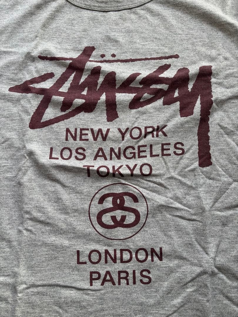 STUSSY × Champion Rochester Tシャツ グレー XL
