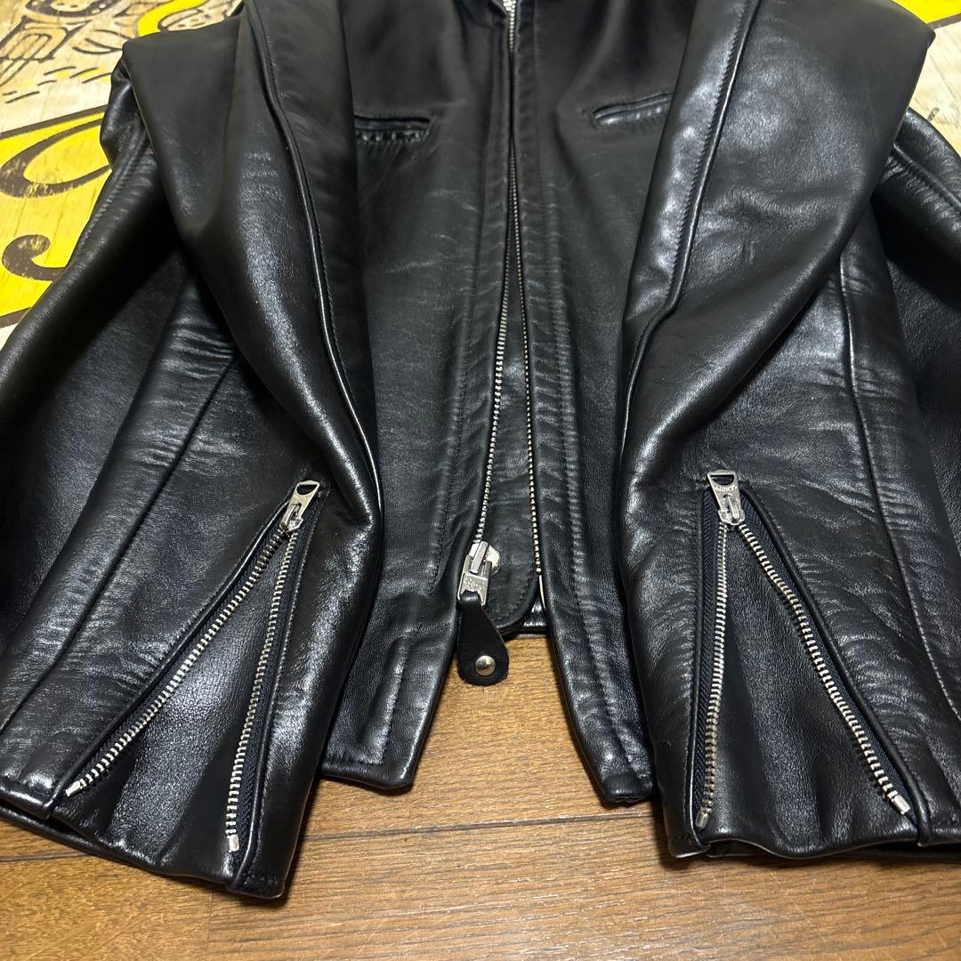 超美品‼️schott641xxホースハイド馬革ライダース42インチ