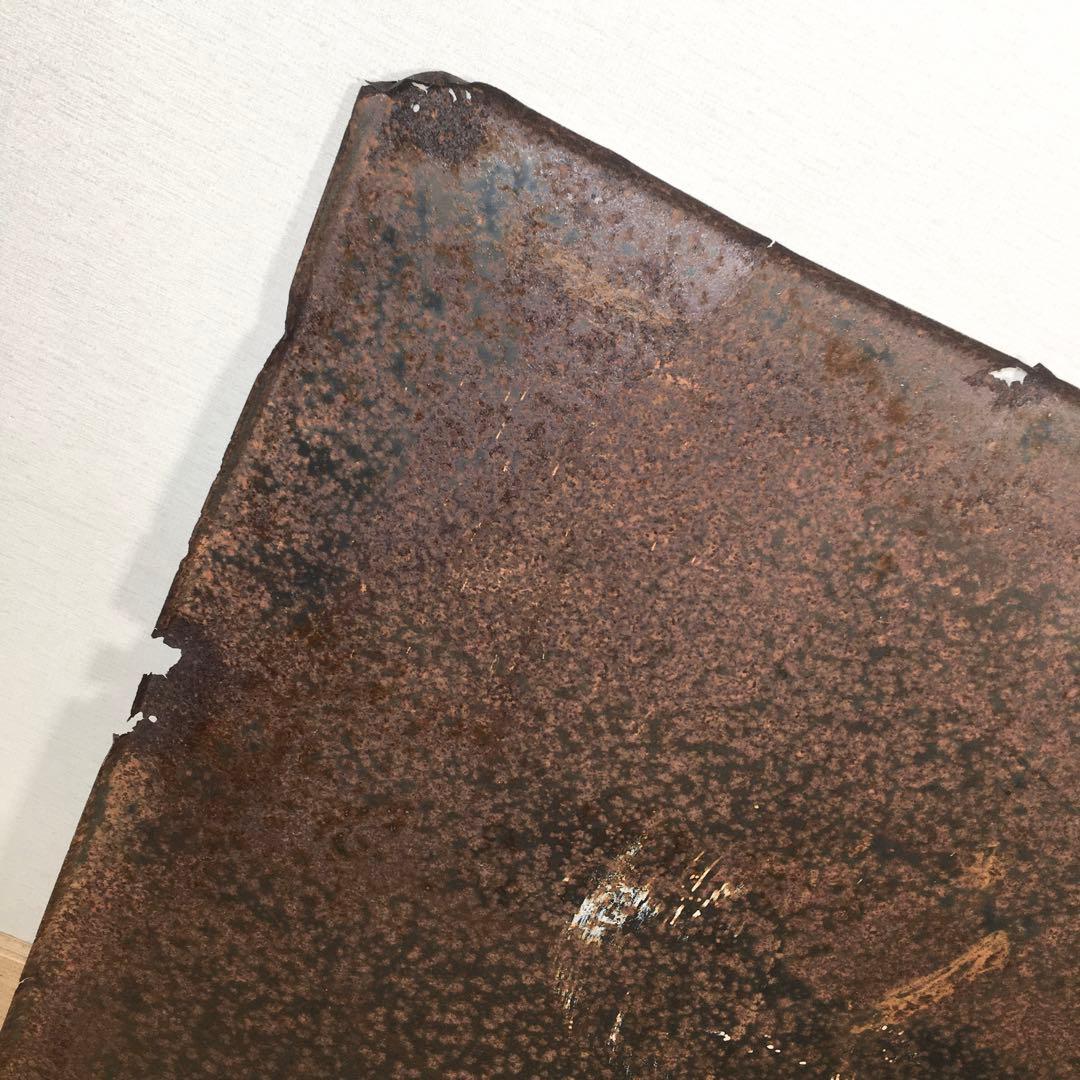 ☆縦約91㎝×横約91㎝☆ハイアース ホーロー看板 琺瑯看板 昭和レトロ