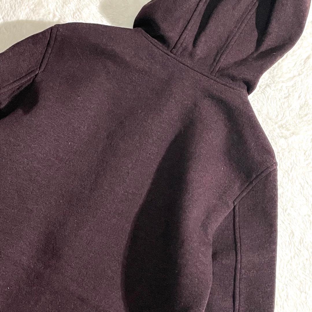 00s　バーバリーロンドン　フード付き　ウールコート　ノバチェック　M〜L相当