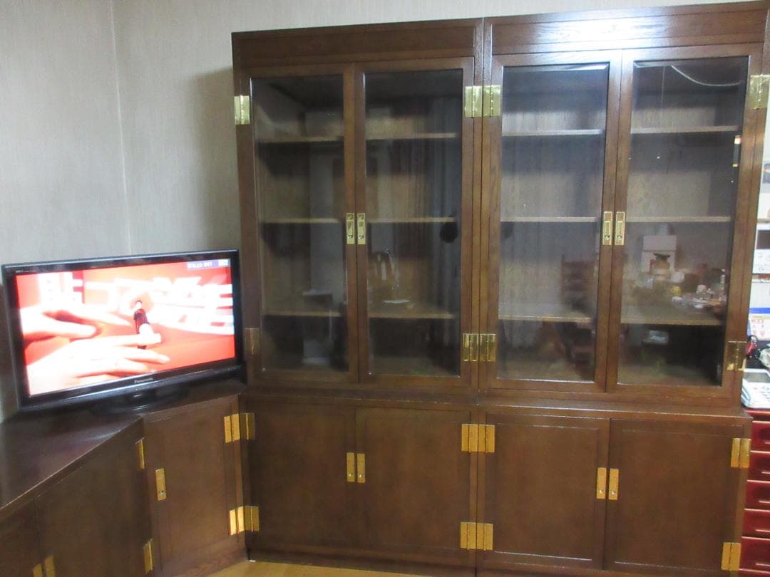 【ヴィンテージ】カリモク　ドマーニ　モーガントン　木製キャビネット