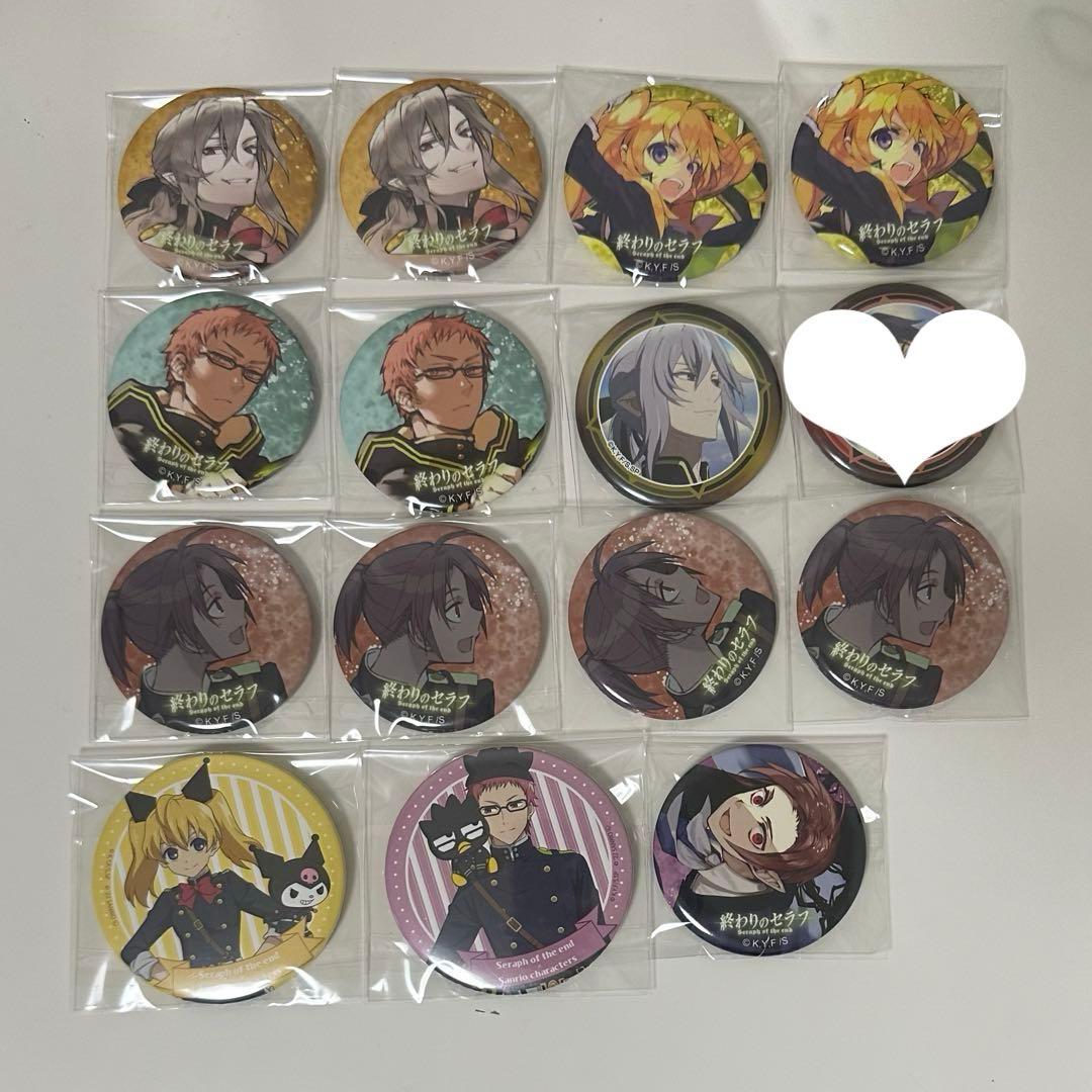 終わりのセラフ　缶バッジ