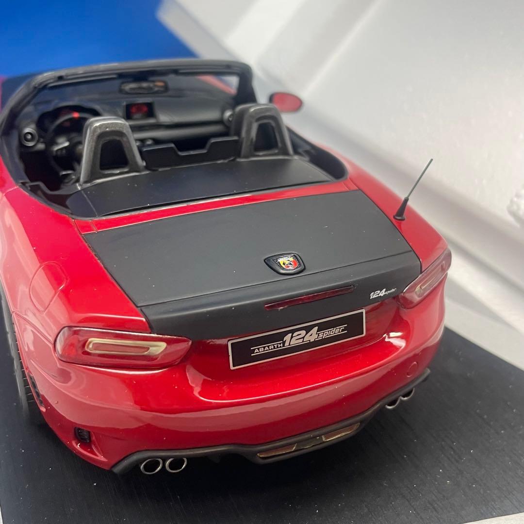 最終値下げ★TOPSPEED models1/18 アバルト124スパイダー