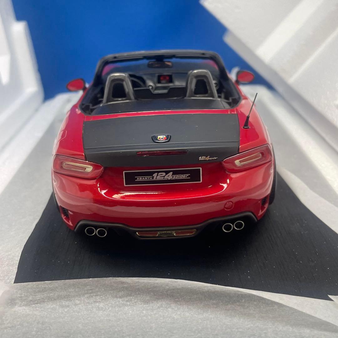 最終値下げ★TOPSPEED models1/18 アバルト124スパイダー