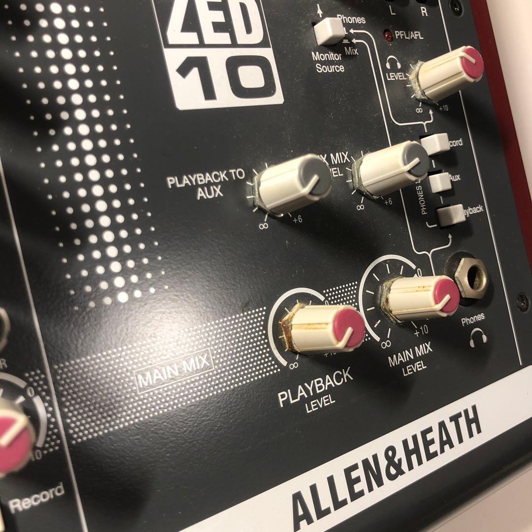 D109 ALLEN&HEATH ZED-10 アナログミキサー