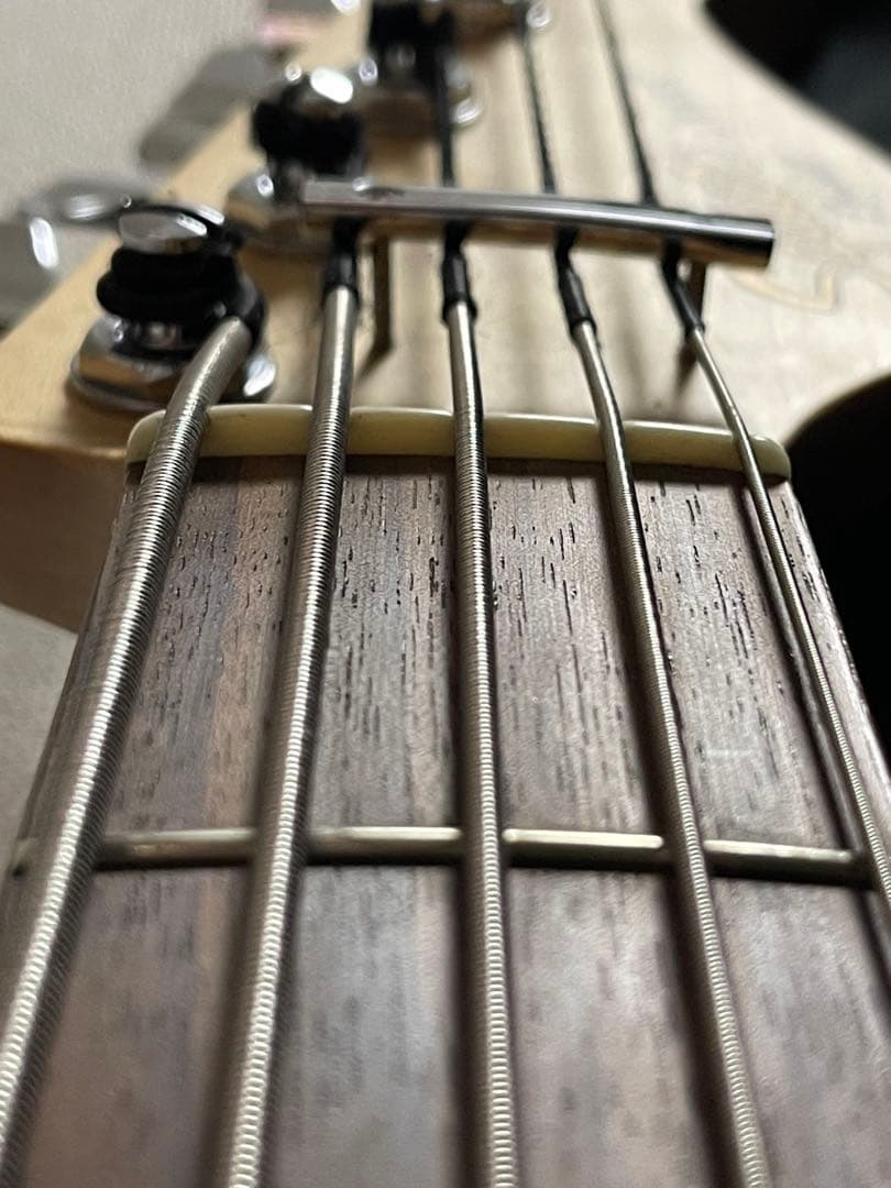 【5連ペグ】【アルダー】Squier affinity Jazz Bass V