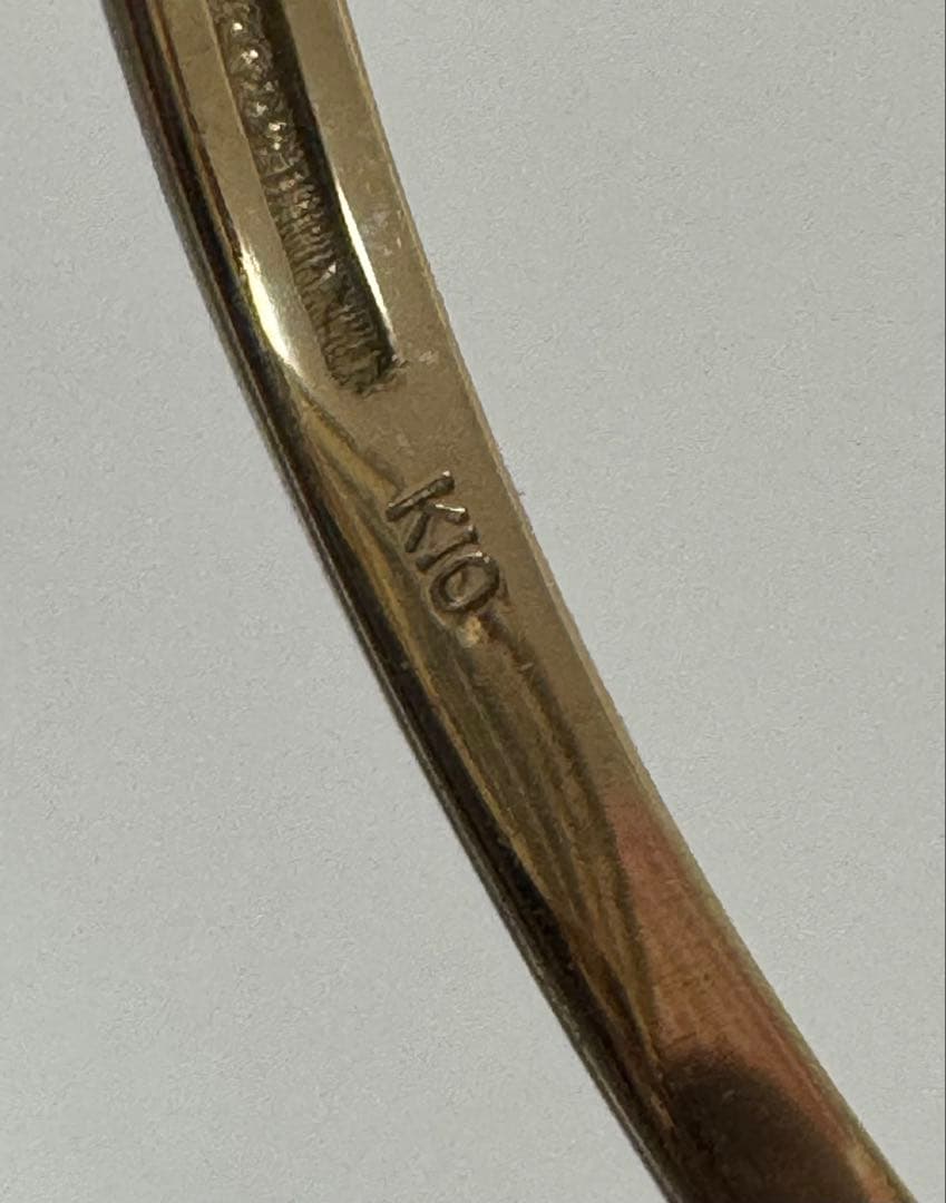 【専用】イエローサファイアリング K10 YG ホーニング仕上げ 7号