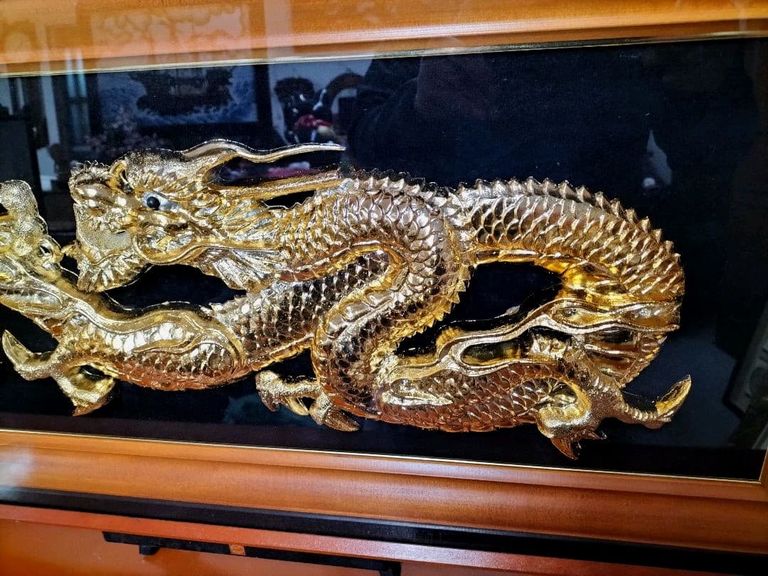 昇り龍　額飾り　開運アップ
