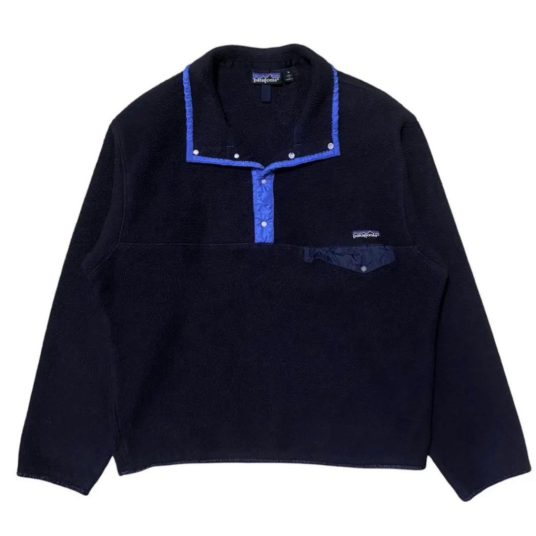 黒 極美品 1990s Patagonia パタゴニア シンチラ スナップT